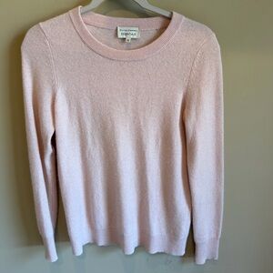 White + Warren Cashmere Sweater Pale Pink XS